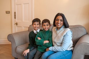 Anoushka and sons