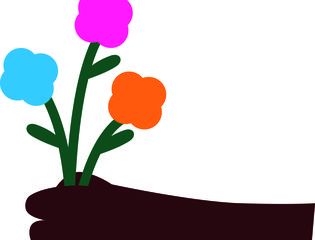 Giving-flowers