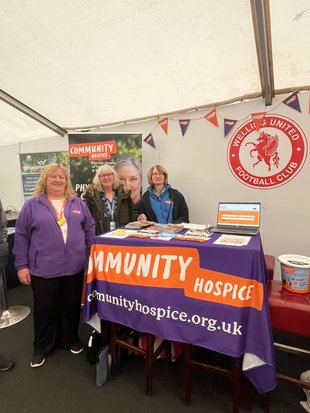 Volunteers at the Welling event